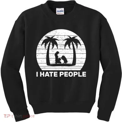 I Hate People Beach Bum Kids Sweatshirt