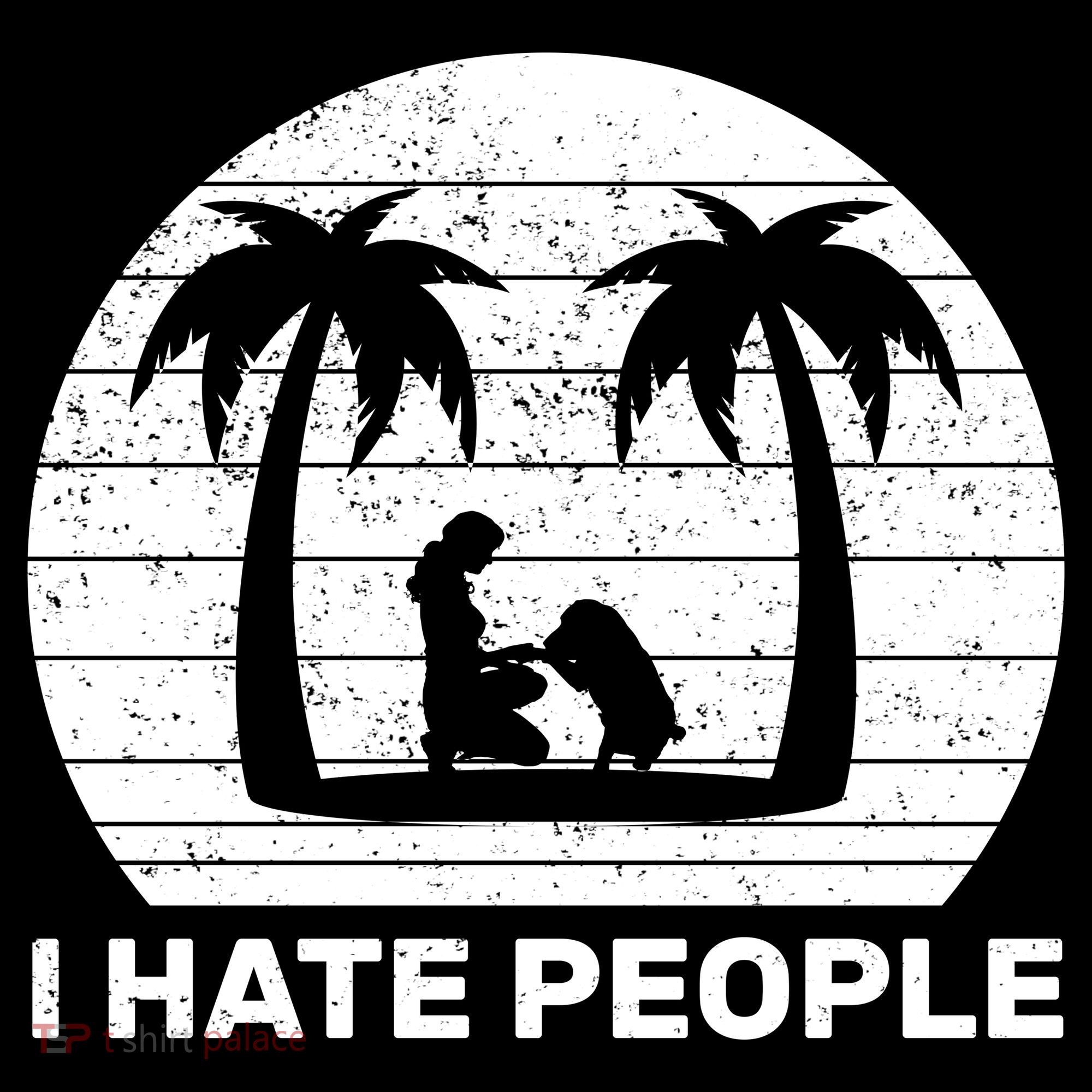 I Hate People Beach Bum Kids Sweatshirt