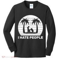 I Hate People Beach Bum Kids Long Sleeve Shirt thumb 0