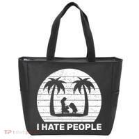 I Hate People Beach Bum Tote Bag thumb 0