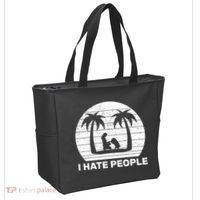 I Hate People Beach Bum Tote Bag thumb 2