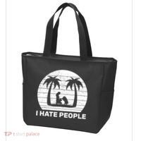 I Hate People Beach Bum Tote Bag thumb 3