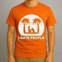 I Hate People Beach Bum T-Shirt thumb 3