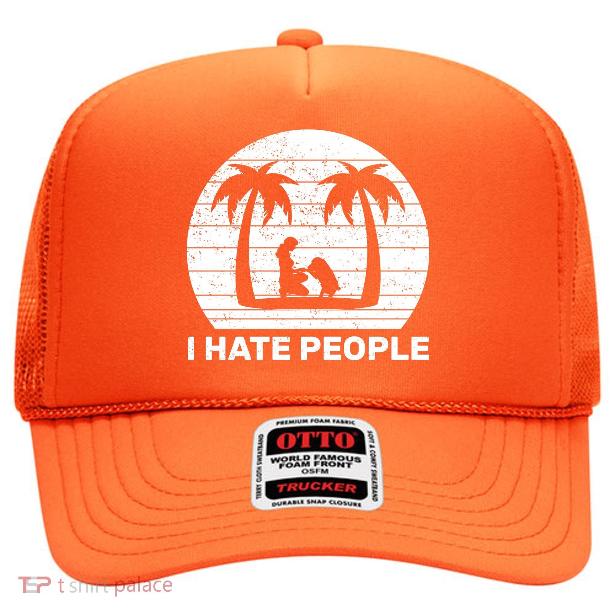 I Hate People Beach Bum Hat