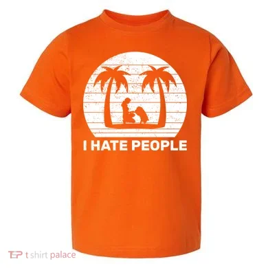 I Hate People Beach Bum Toddler T-Shirt