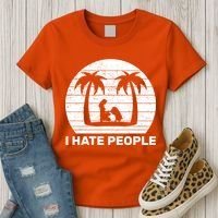 I Hate People Beach Bum Women's T-Shirt thumb 3