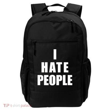 I Hate People Bold Backpack