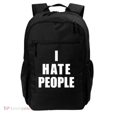 I Hate People Bold Backpack