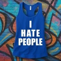 I Hate People Bold Women's Tank Top thumb 3