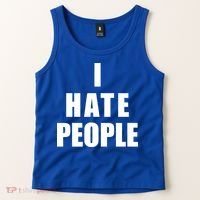 I Hate People Bold Tank Top thumb 2
