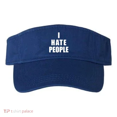 I Hate People Bold Visor