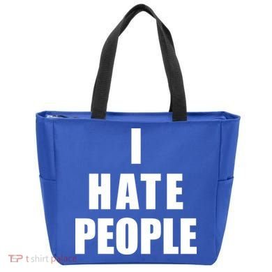 I Hate People Bold Tote Bag