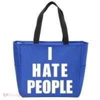 I Hate People Bold Tote Bag thumb 0