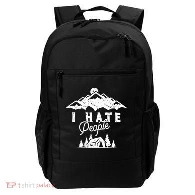 I Hate People Funny Camping Mountains  Backpack