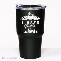 I Hate People Funny Camping Mountains  Tumbler thumb 0