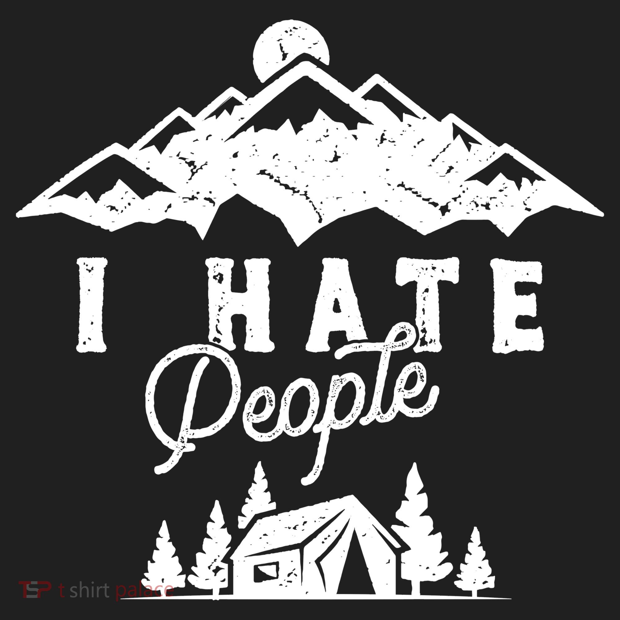 I Hate People Funny Camping Mountains  Tumbler