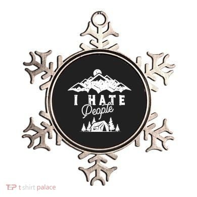 I Hate People Funny Camping Mountains  Ornament