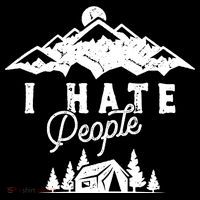 I Hate People Funny Camping Mountains  Ornament thumb 1