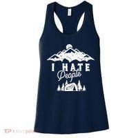 I Hate People Funny Camping Mountains  Women's Tank Top thumb 0