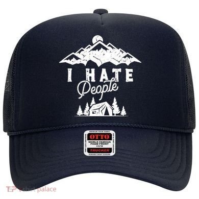 I Hate People Funny Camping Mountains  Hat