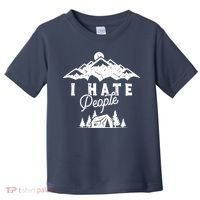 I Hate People Funny Camping Mountains  Toddler T-Shirt thumb 0