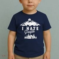 I Hate People Funny Camping Mountains  Toddler T-Shirt thumb 2