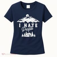 I Hate People Funny Camping Mountains  Women's T-Shirt thumb 0