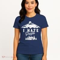 I Hate People Funny Camping Mountains  Women's T-Shirt thumb 4