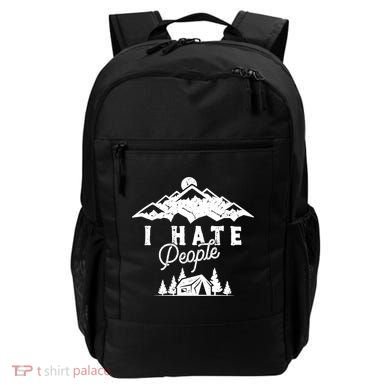 I Hate People Funny Camping Trip Backpack