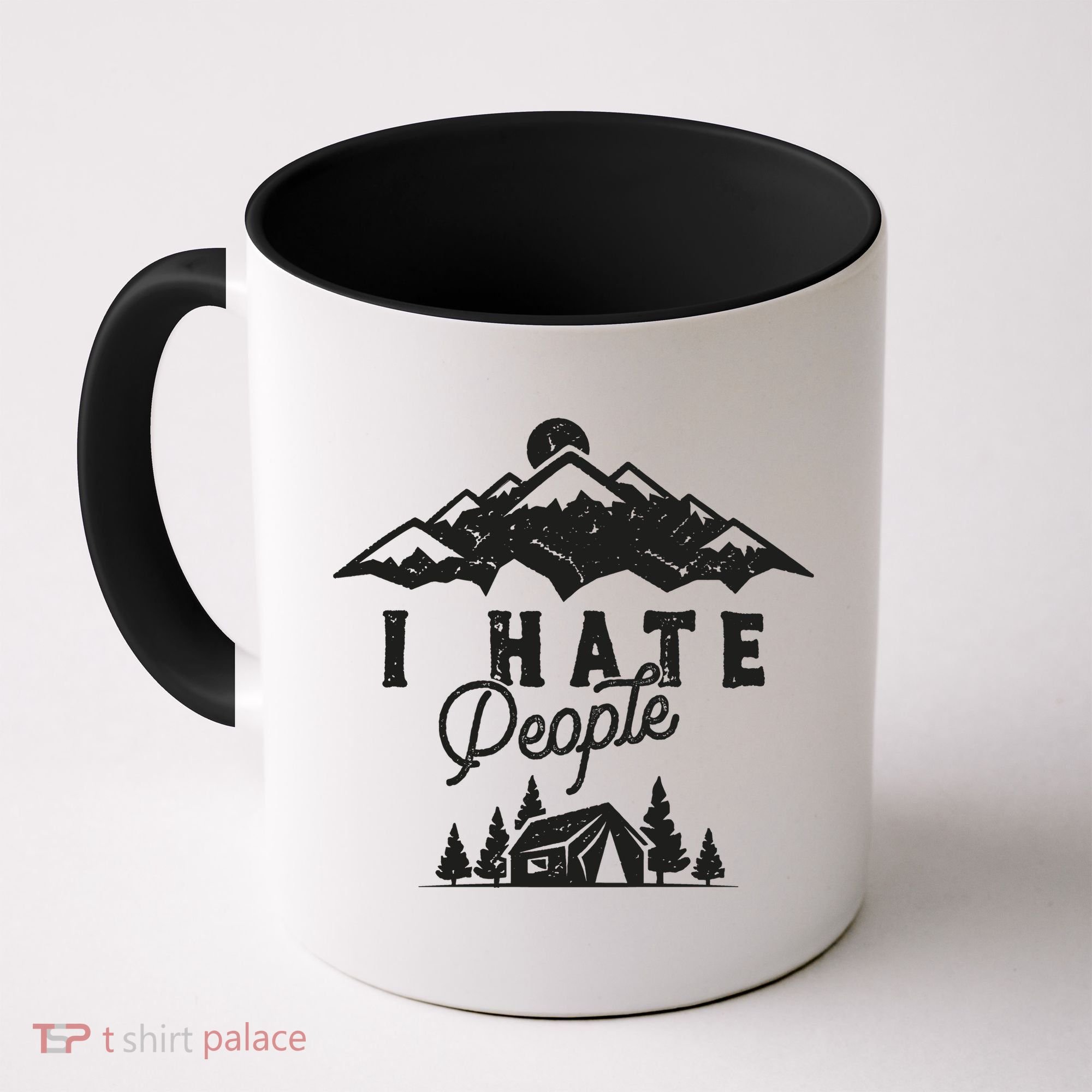 I Hate People Funny Camping Trip Coffee Mug