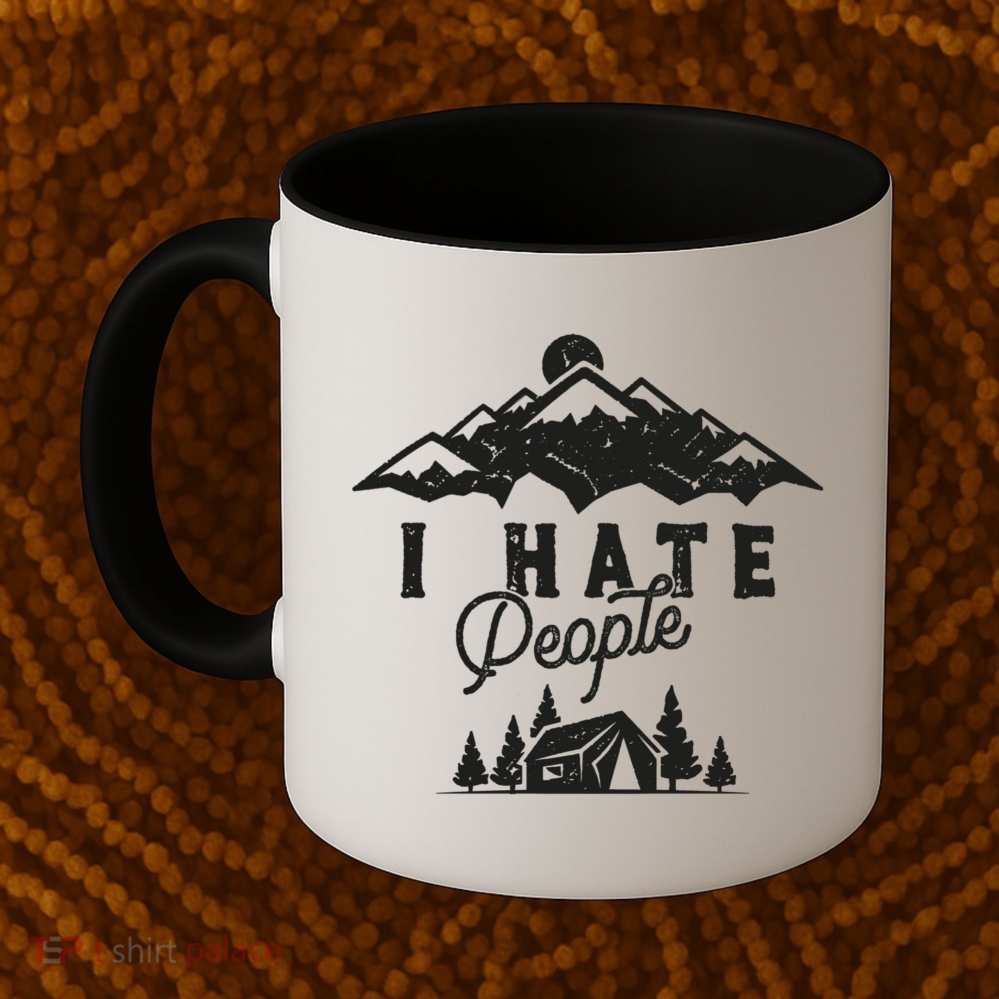 I Hate People Funny Camping Trip Coffee Mug