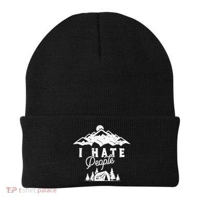 I Hate People Funny Camping Trip Beanie