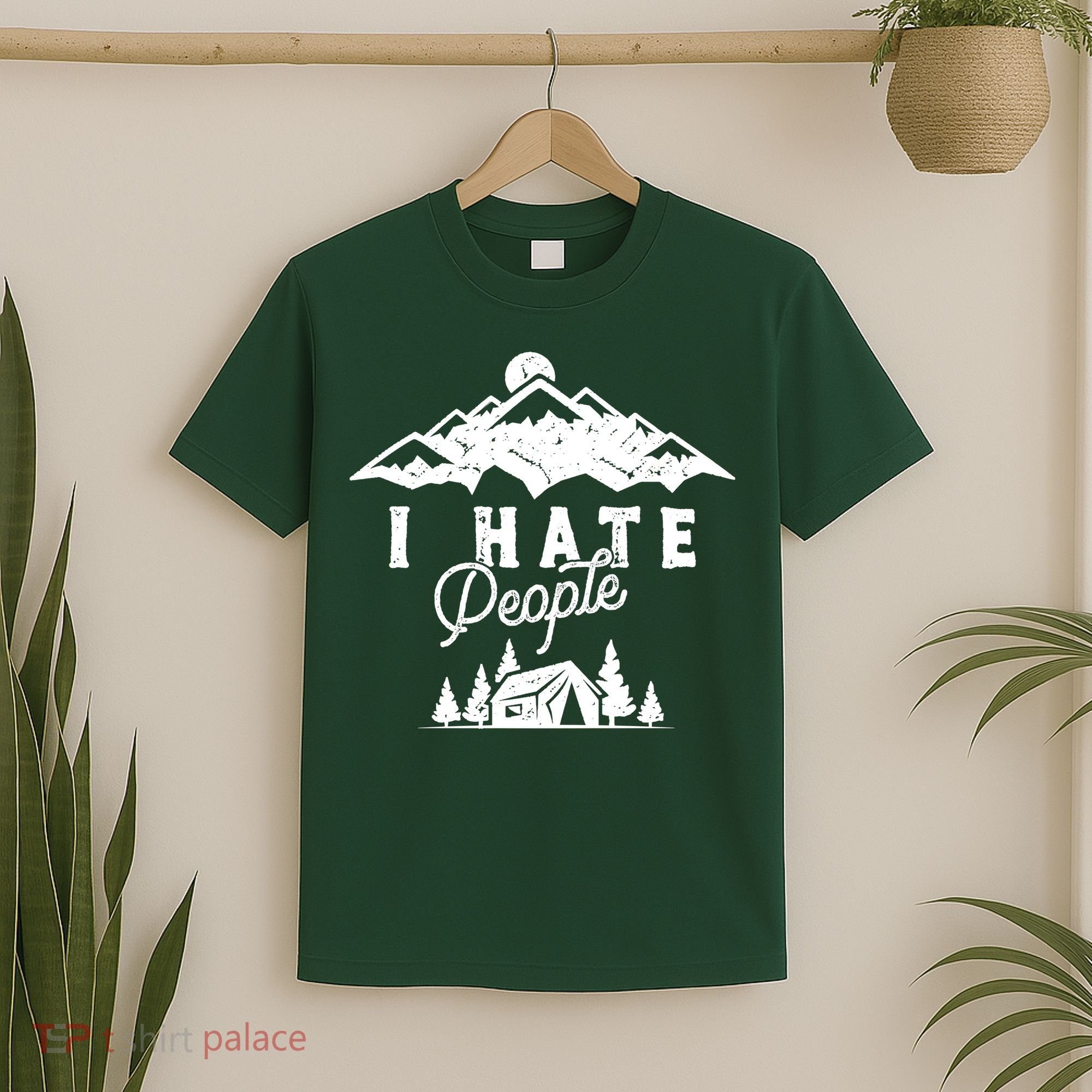 I Hate People Funny Camping Trip T-Shirt
