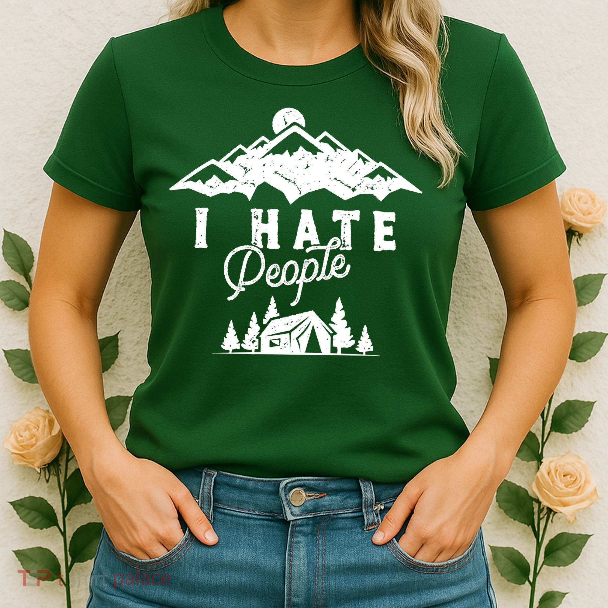 I Hate People Funny Camping Trip Women's T-Shirt