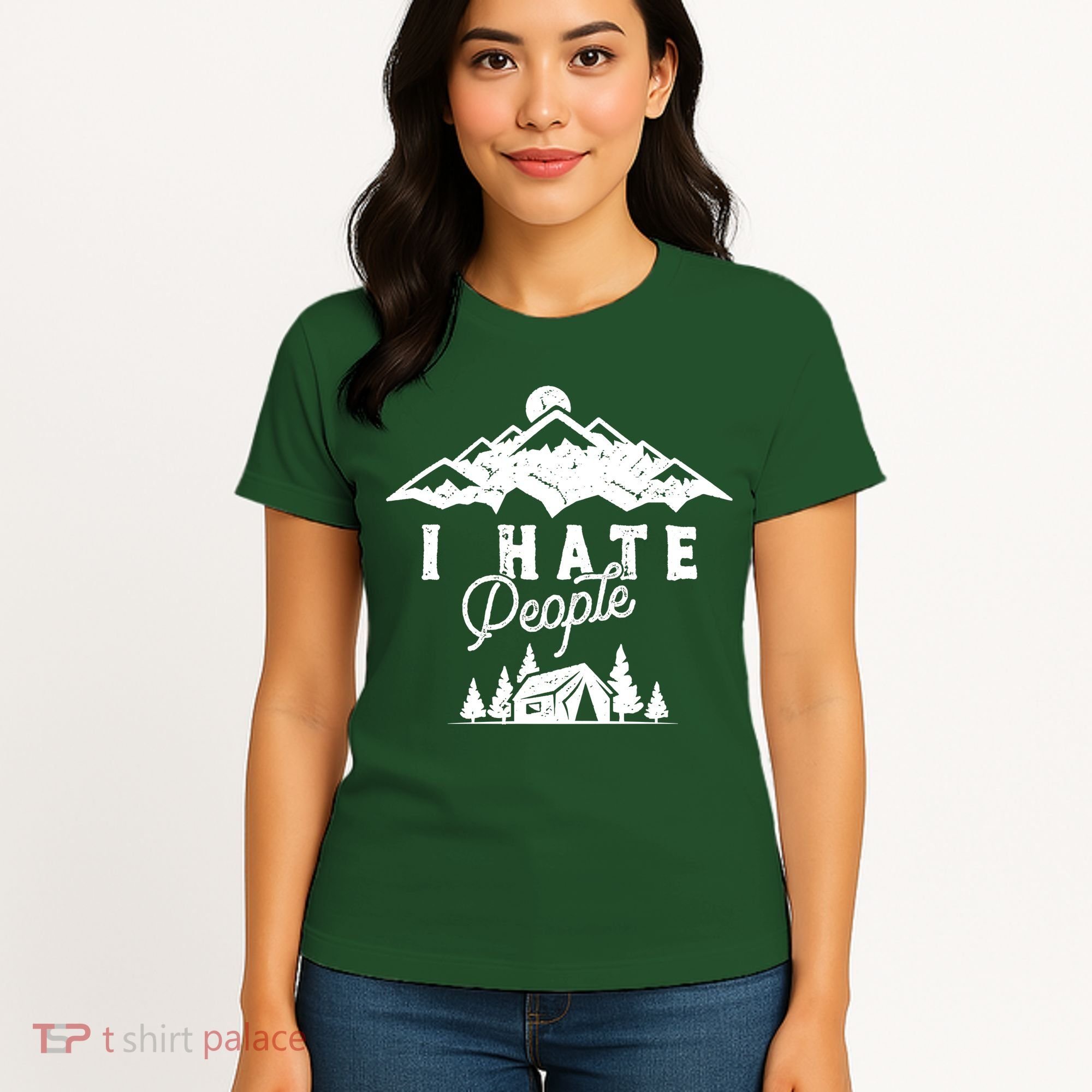 I Hate People Funny Camping Trip Women's T-Shirt