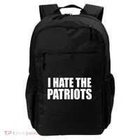 I Hate The Patriots Backpack thumb 0