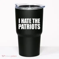 I Hate The Patriots Tumbler thumb 0