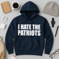 I Hate The Patriots Hoodie thumb 3