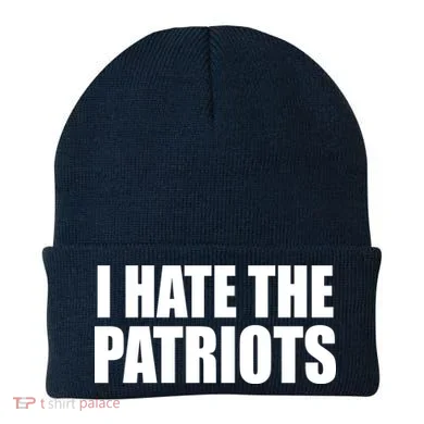 I Hate The Patriots Beanie