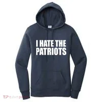 I Hate The Patriots Women's Hoodie thumb 0