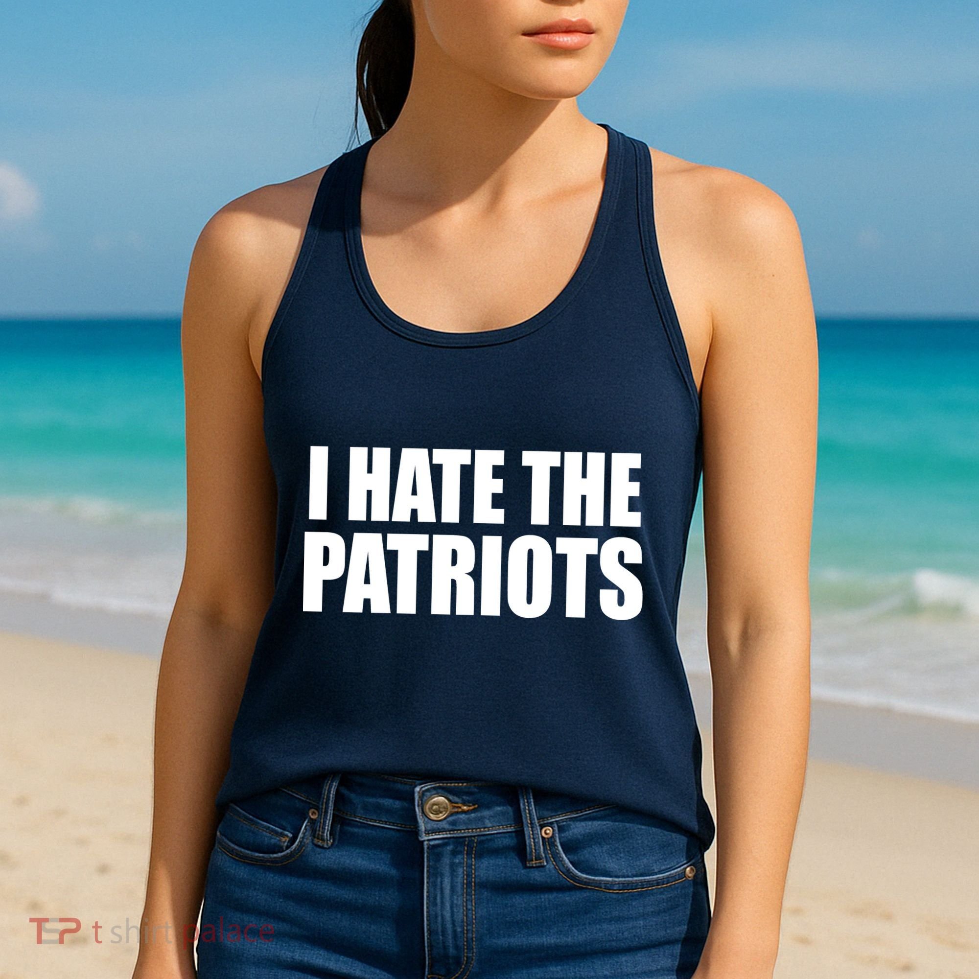 I Hate The Patriots Women's Tank Top