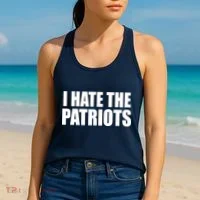I Hate The Patriots Women's Tank Top thumb 2