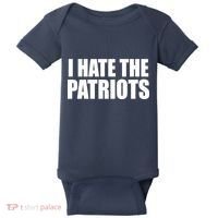 I Hate The Patriots Baby Bodysuit thumb 0