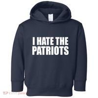 I Hate The Patriots Toddler Hoodie thumb 0