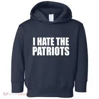 I Hate The Patriots Toddler Hoodie thumb 0