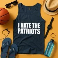 I Hate The Patriots Tank Top thumb 4