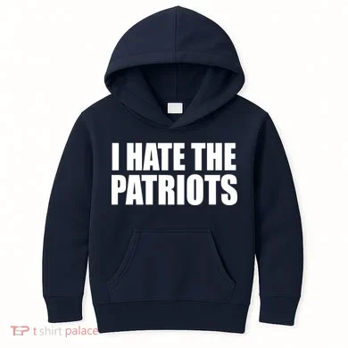I Hate The Patriots Kids Hoodie