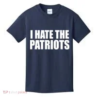 I Hate The Patriots Kids T-Shirt thumb 0