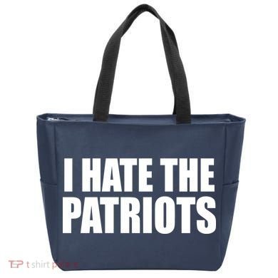 I Hate The Patriots Tote Bag