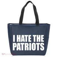 I Hate The Patriots Tote Bag thumb 0